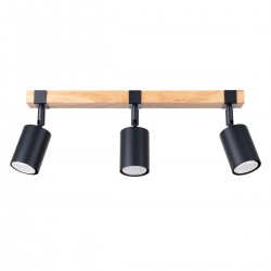 Ceiling lamp FAGER 3 black