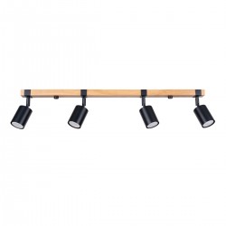 Ceiling lamp FAGER 4L black