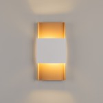 Wall light DURLIN gold/white