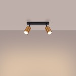 Ceiling lamp WINX 2 black/copper