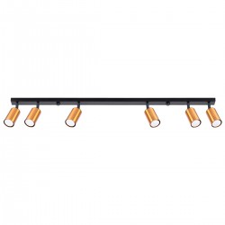 Ceiling lamp WINX 6L black/copper