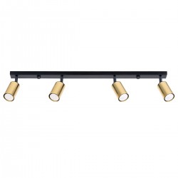 Ceiling lamp WINX 4L black/gold