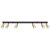 Ceiling lamp WINX 6L black/gold