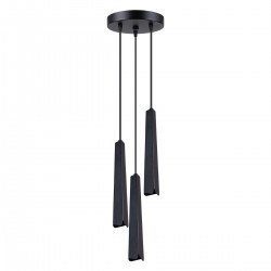 Pendant light PRYSM 3P black