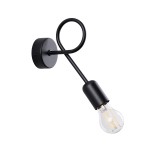 Wall light LOOP black