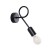 Wall light LOOP black