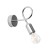 Wall light LOOP chrome