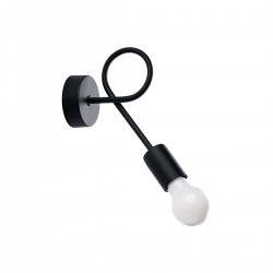 Wall light LEVAR black