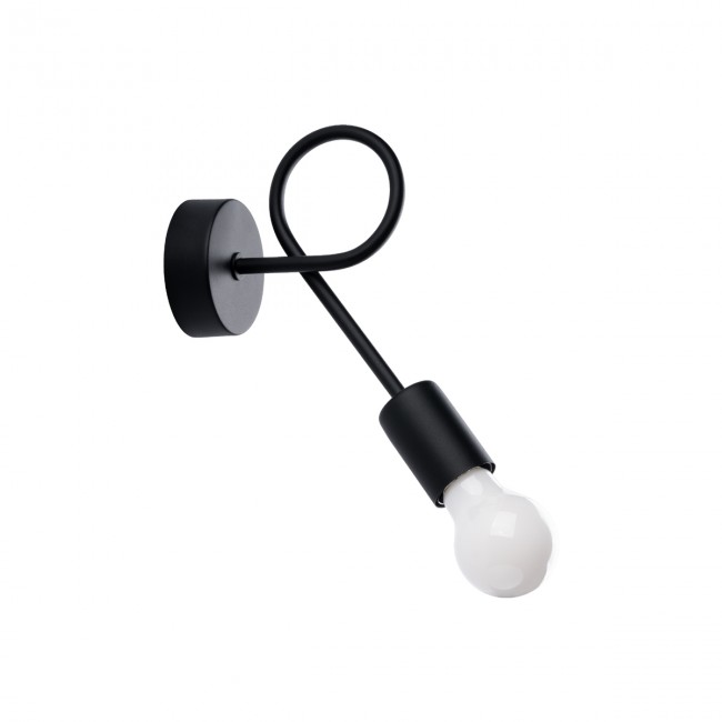 Wall light LEVAR black