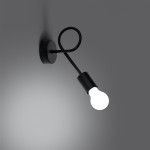 Wall light LEVAR black