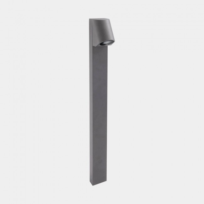 LEDS C4 Eko Inclined Bollard 6.1W 3000K Grey – 55-E123-34-CL