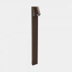 LEDS C4 Eko Inclined Bollard 6.1W 3000K Brown – 55-E123-J6-CL
