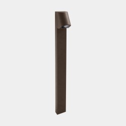 LEDS C4 Eko Inclined Bollard 6.1W 3000K Brown – 55-E123-J6-CL