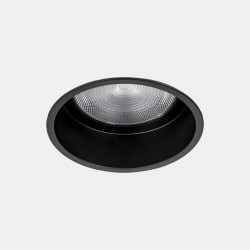 LEDSC4 Nit Round Fixed Downlight Black 2700K 37º BH12-41V9M3OS60