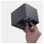 LEDSC4 Wilson Square Brown Wall Light – 05-9683-J6-CK