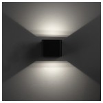 LEDSC4 Wilson Square Brown Wall Light – 05-9683-J6-CK